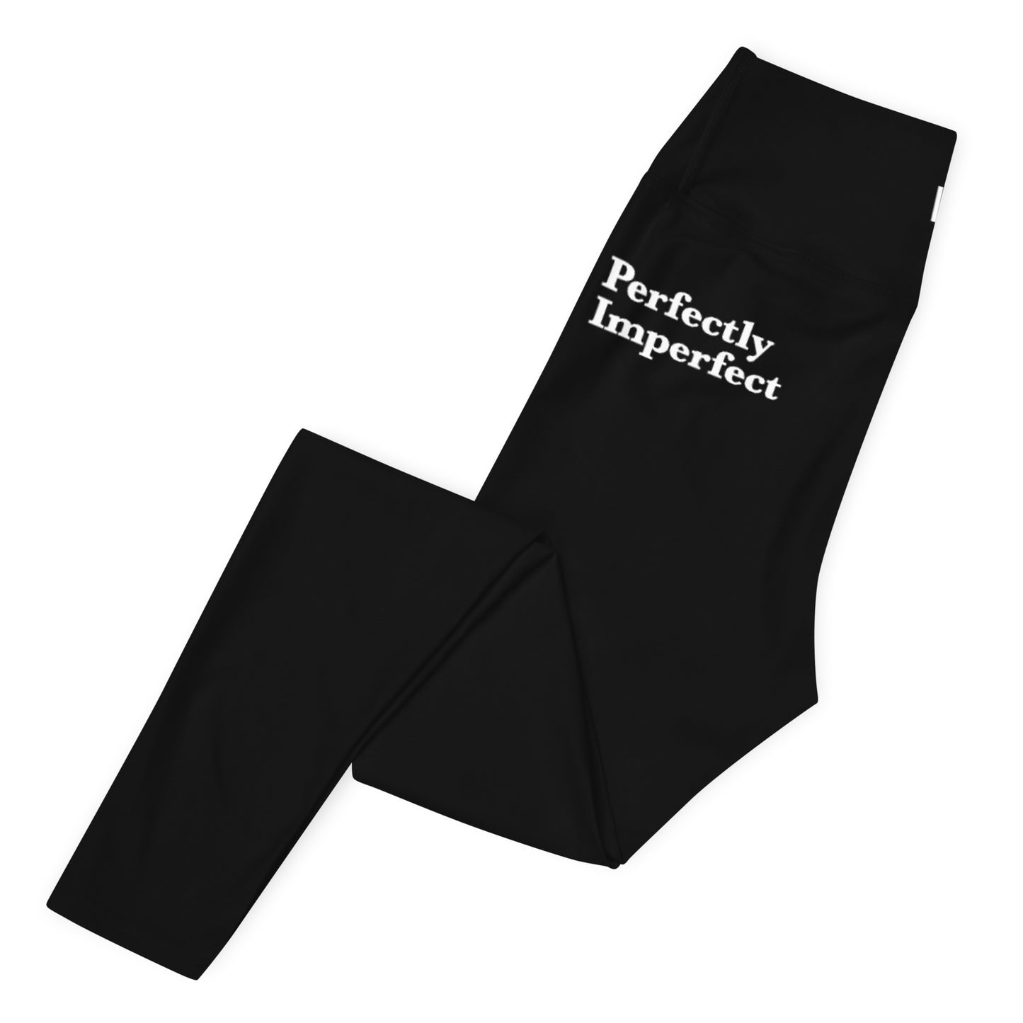 Perfectly Imperfect Black Yoga Leggings