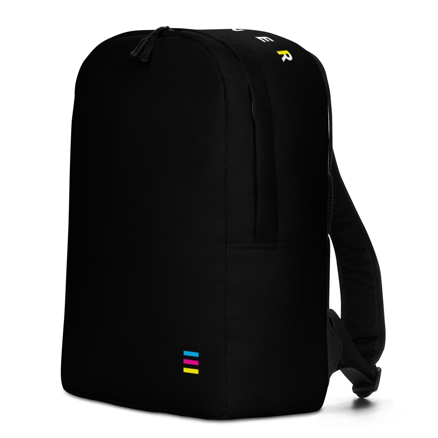 Black Designer Minimalist Backpack