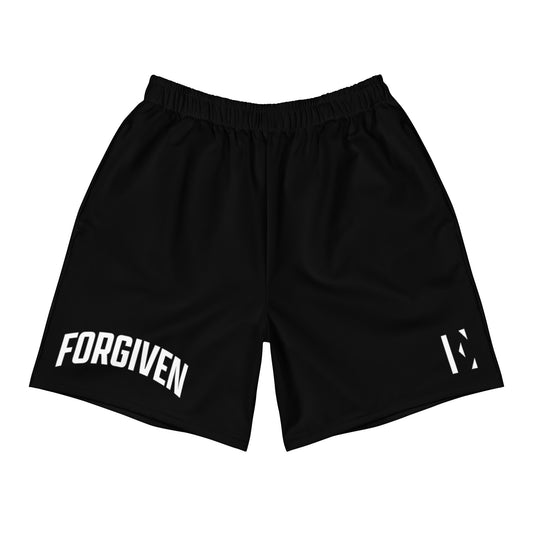 FORGIVEN Black Athletic Shorts