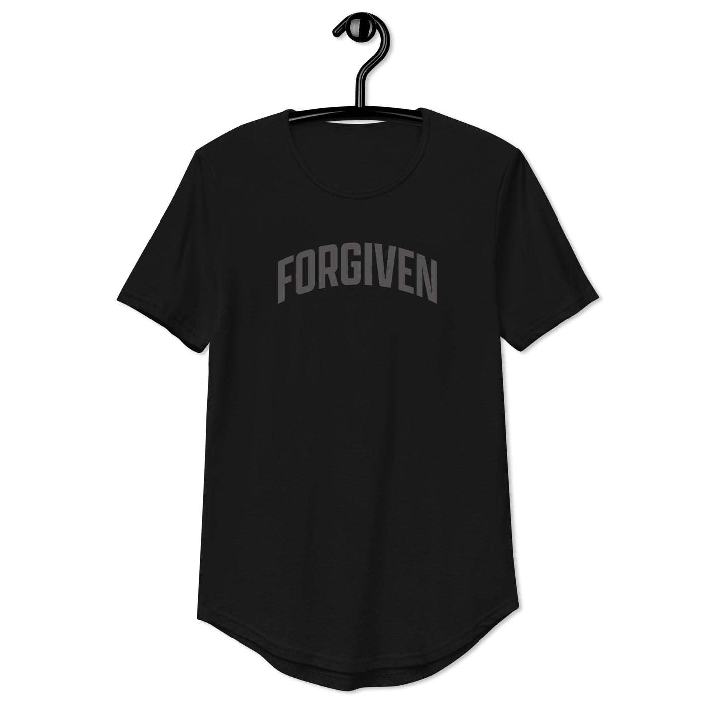 FORGIVEN Curved Hem T-Shirt V2