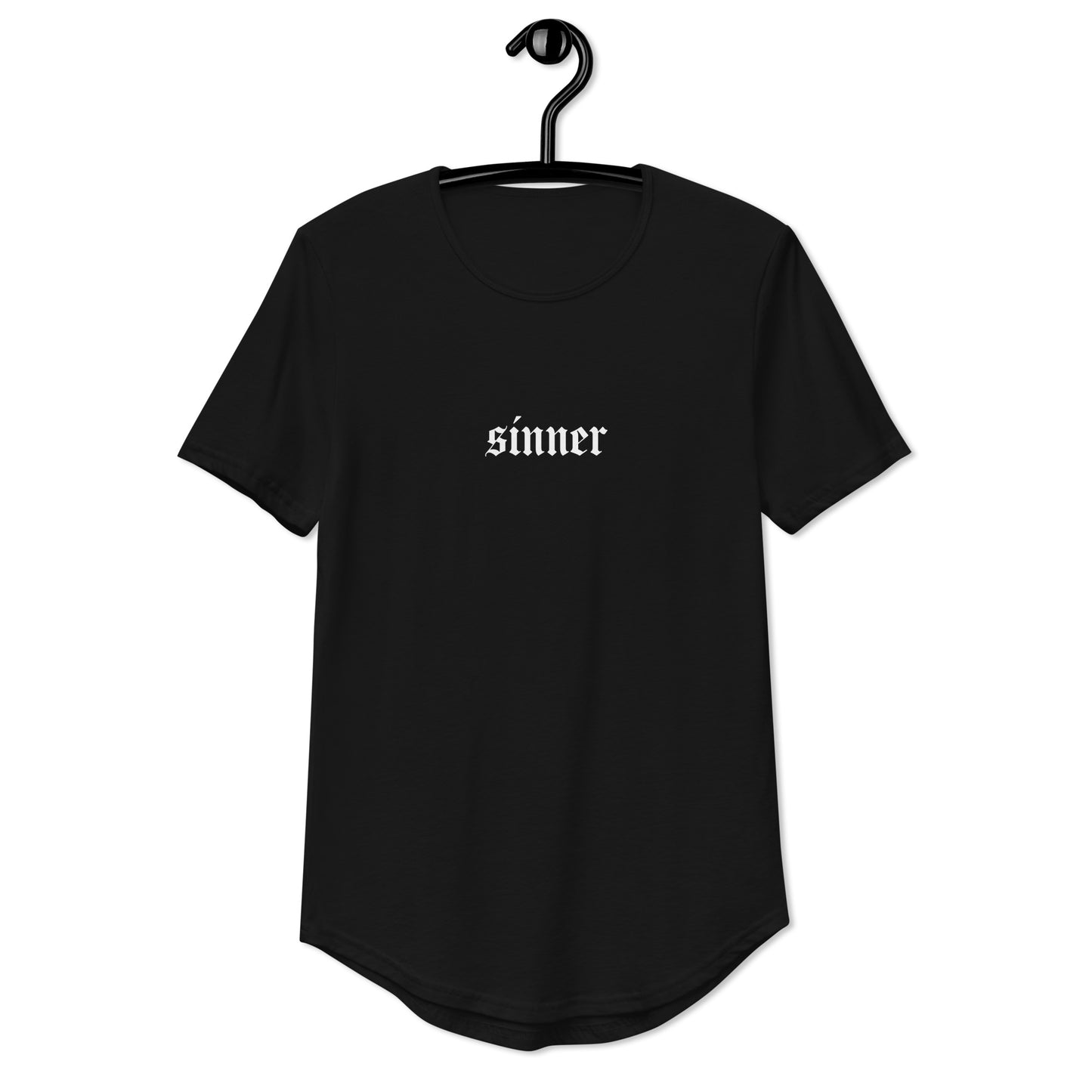 Sinner Curved Hem T-Shirt