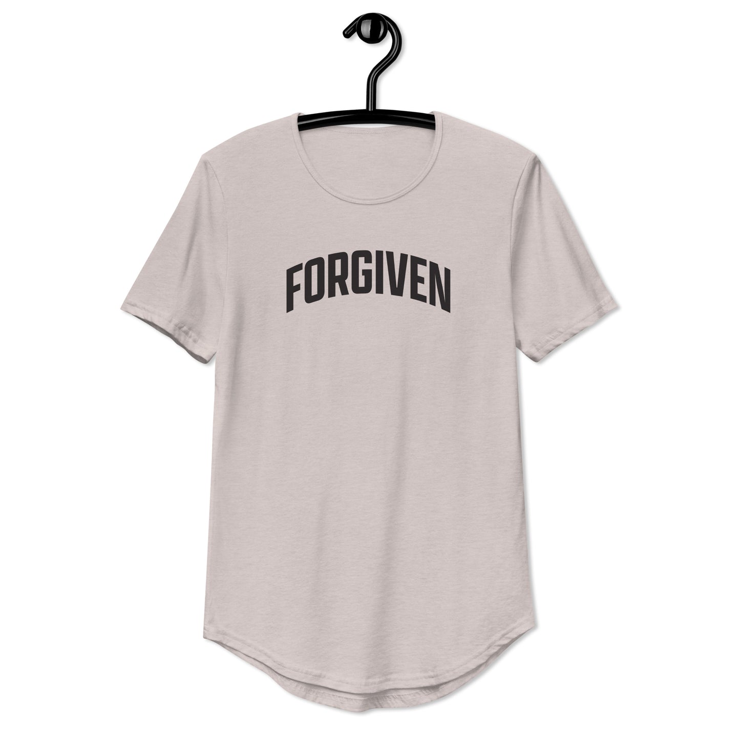 FORGIVEN Curved Hem T-Shirt V2