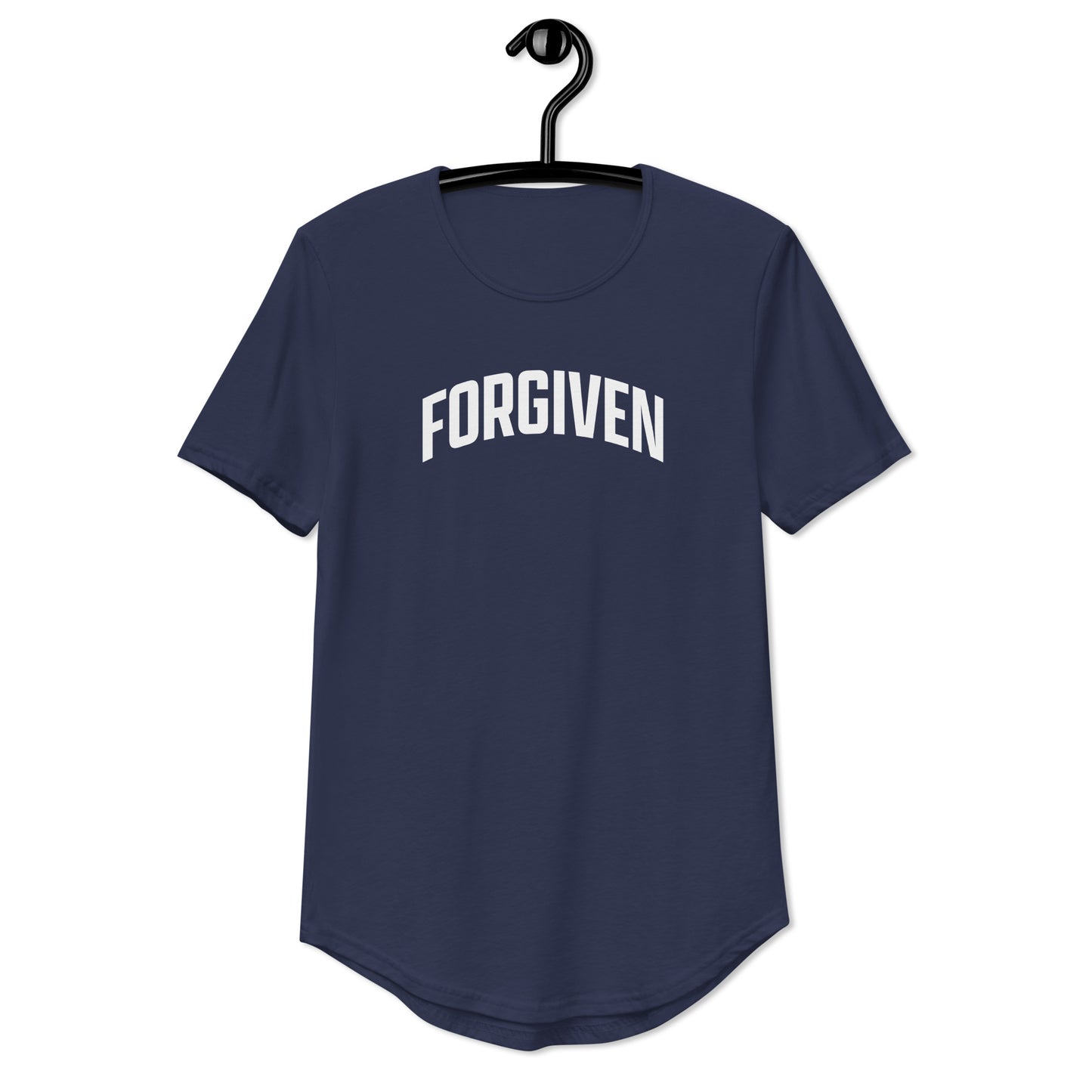 FORGIVEN Curved Hem T-Shirt V1