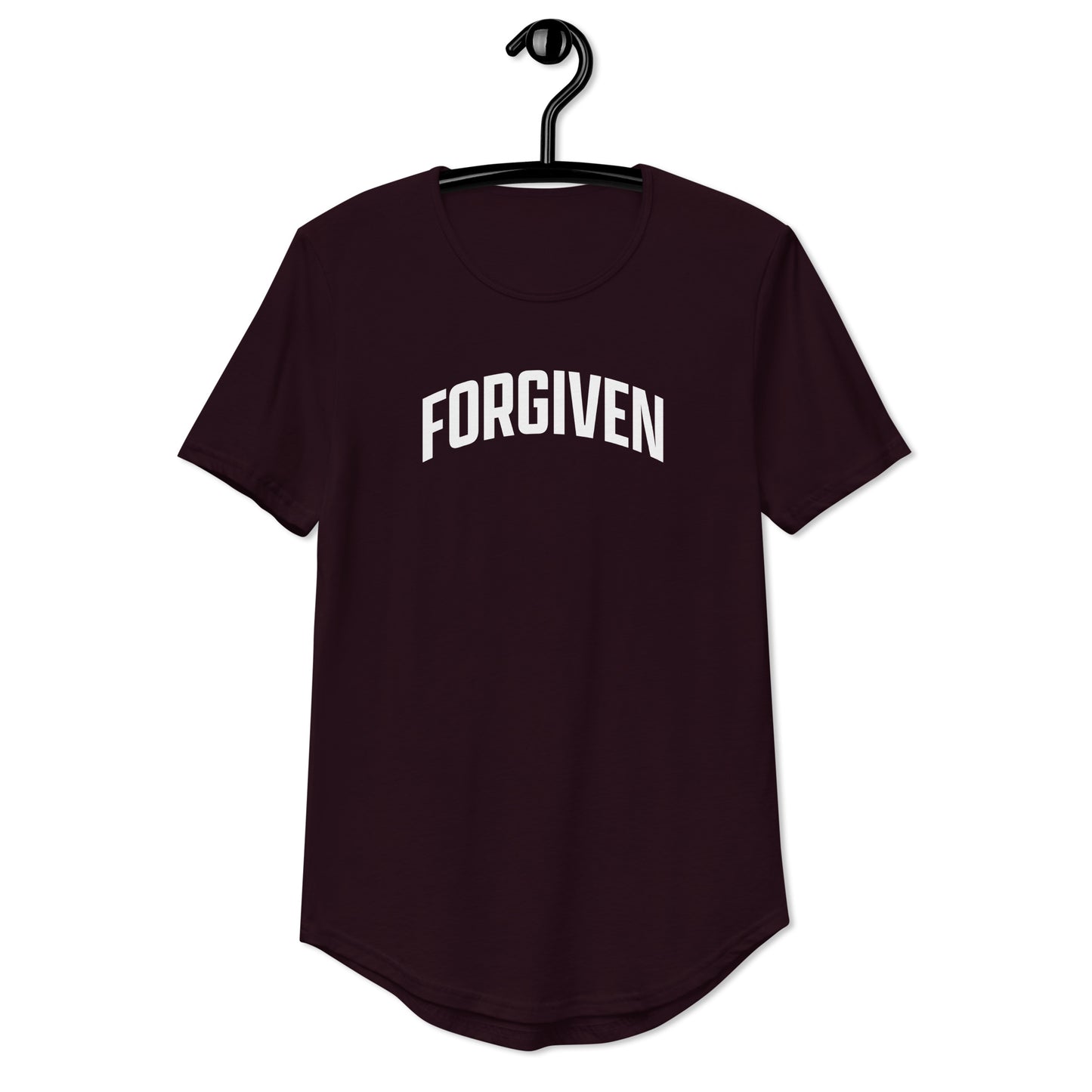 FORGIVEN Curved Hem T-Shirt V1