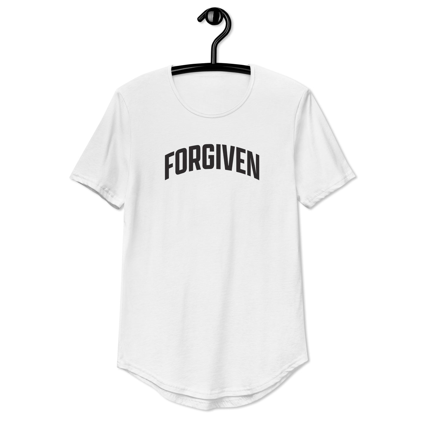 FORGIVEN Curved Hem T-Shirt V2