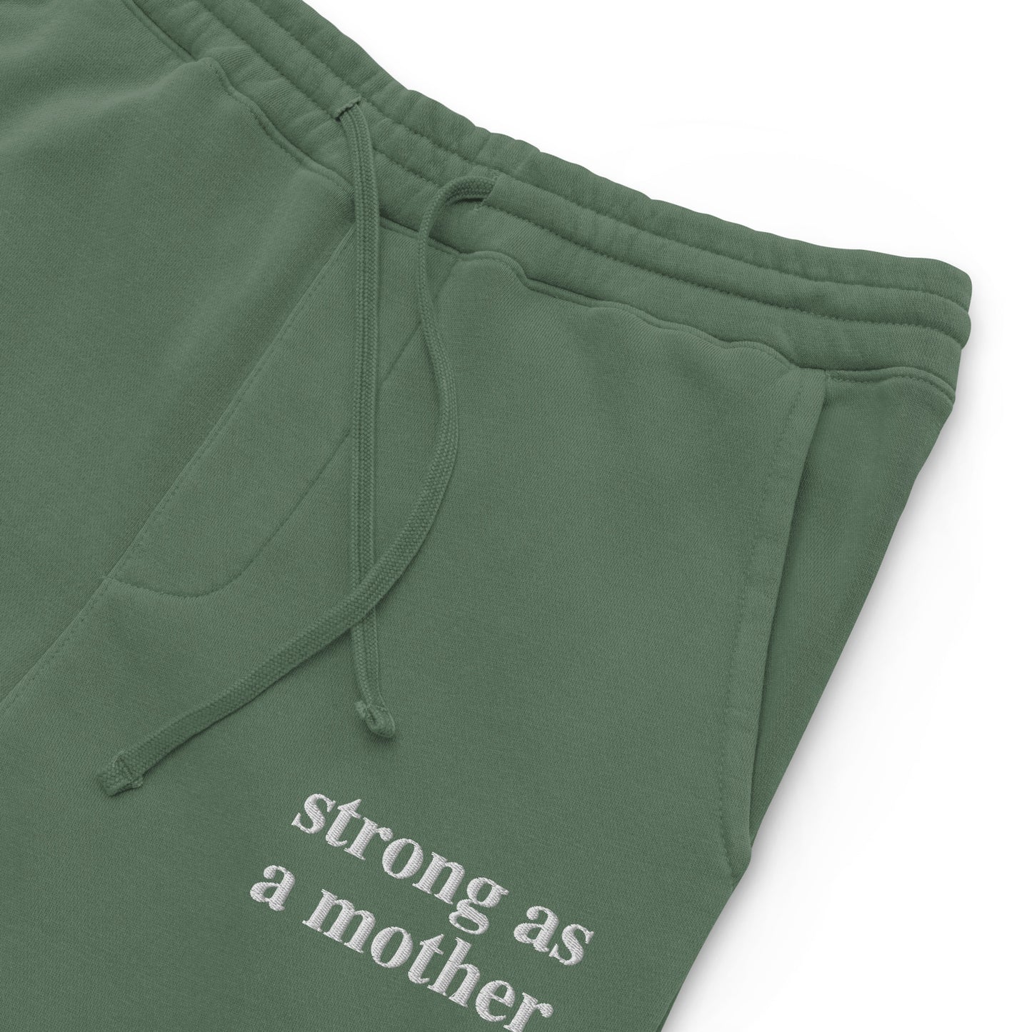 strong as a mother pigment-dyed sweatpants