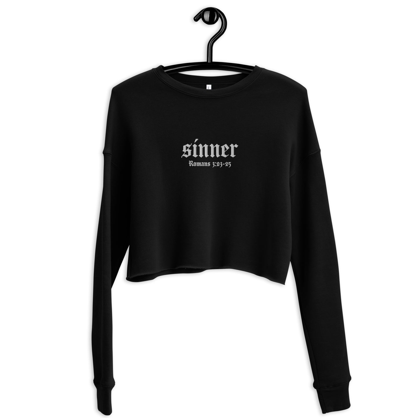 Sinner Crop Sweatshirt