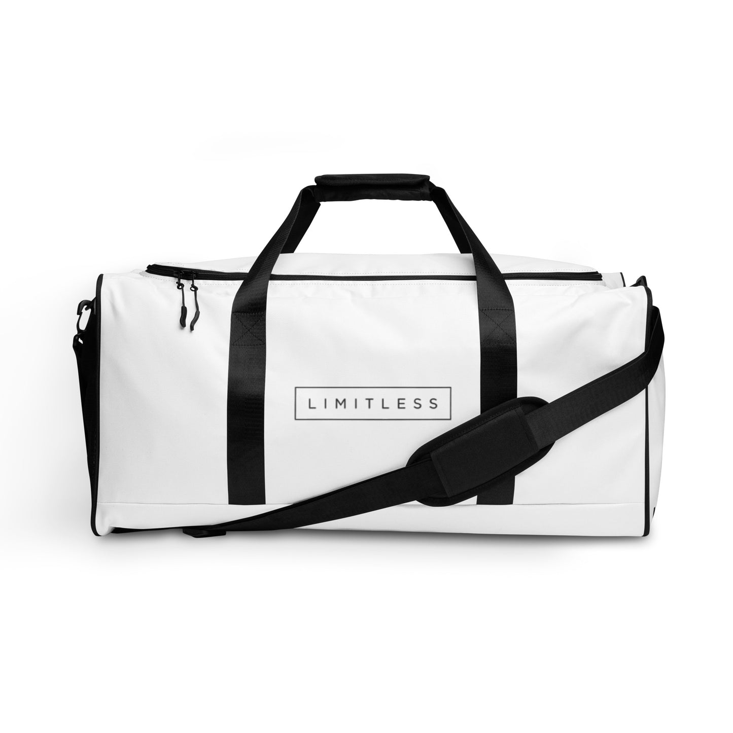 LIMITLESS White Duffle bag