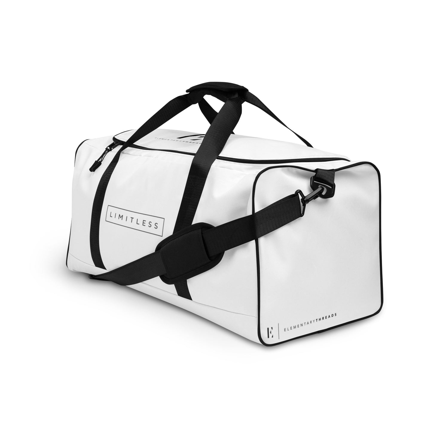 LIMITLESS White Duffle bag