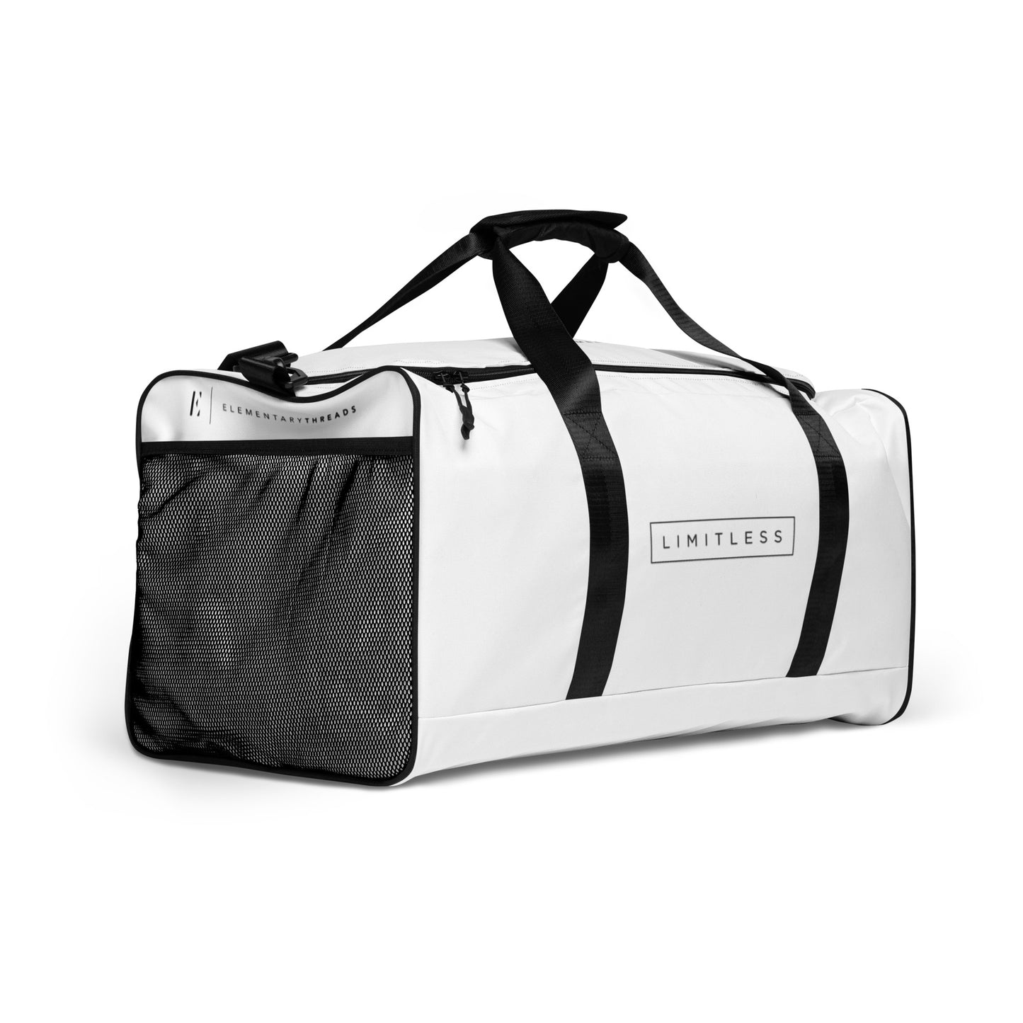 LIMITLESS White Duffle bag