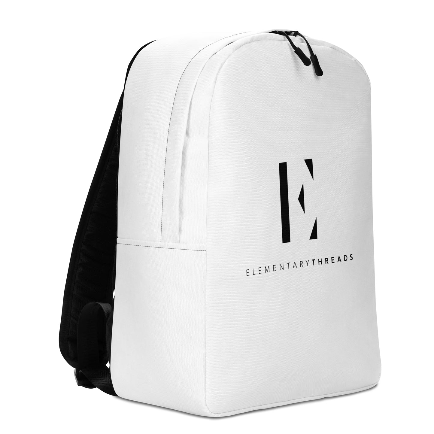 Elemental Threads White Minimalist Backpack