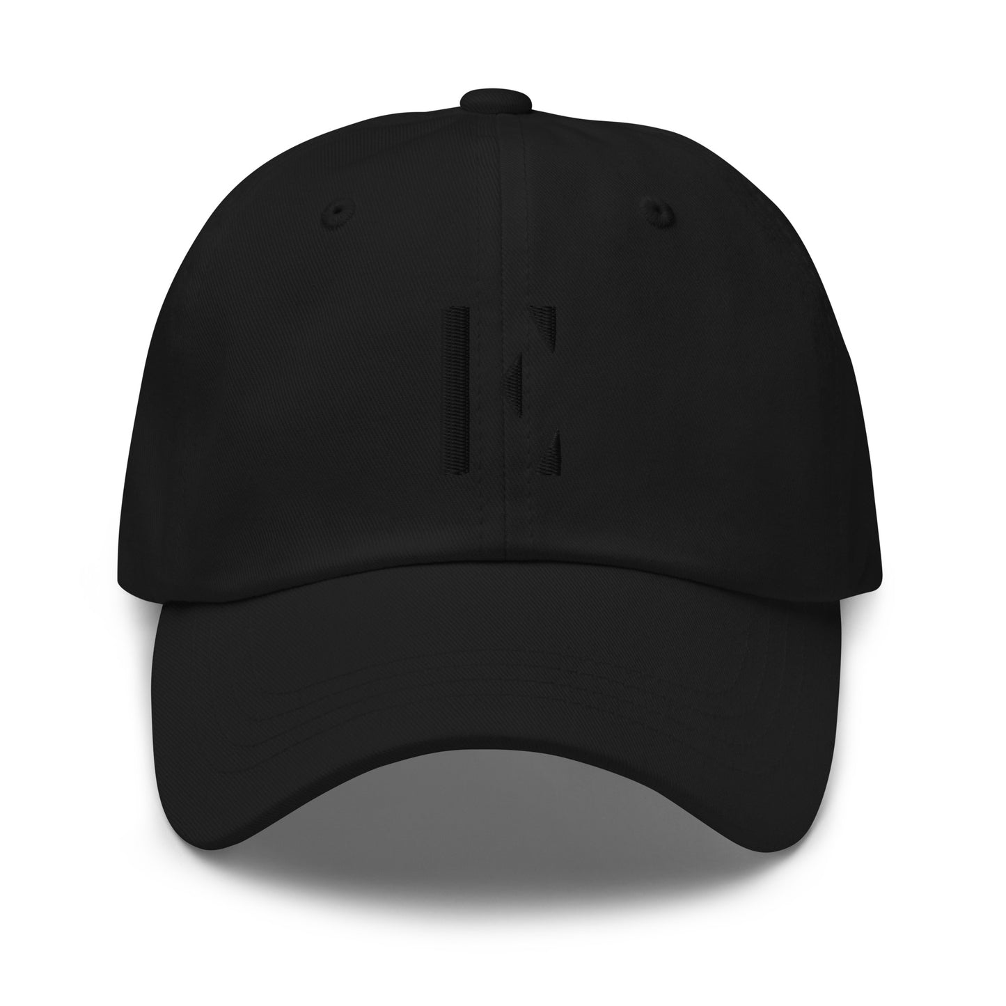 Elementary Threads Black Embroidered Dad hat
