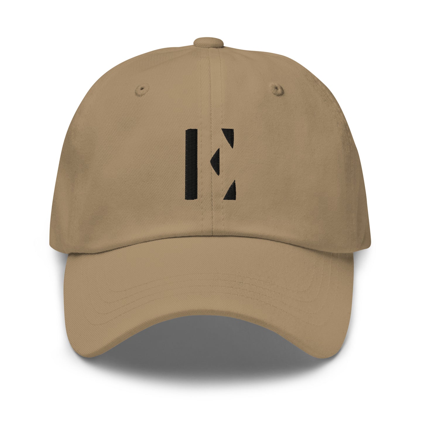 Elementary Threads Black Embroidered Dad hat