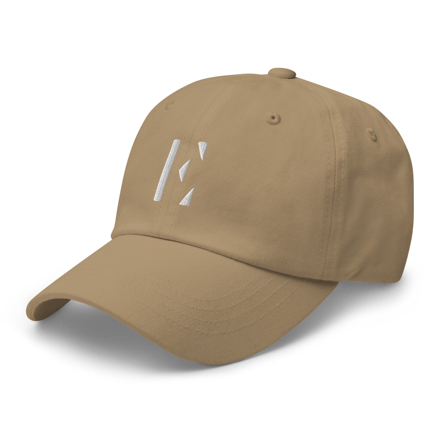 Elementary Threads White Embroidered Dad hat