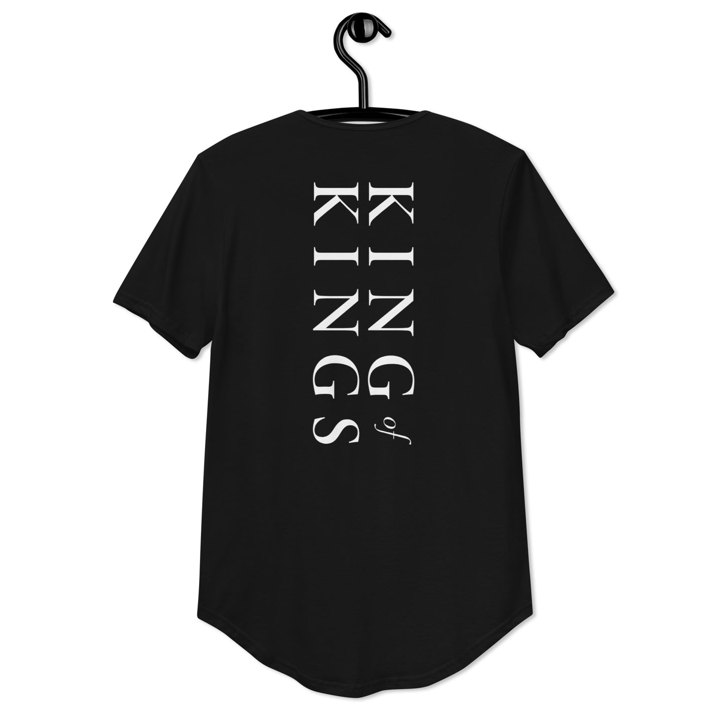 King of Kings Curved Hem T-Shirt V1