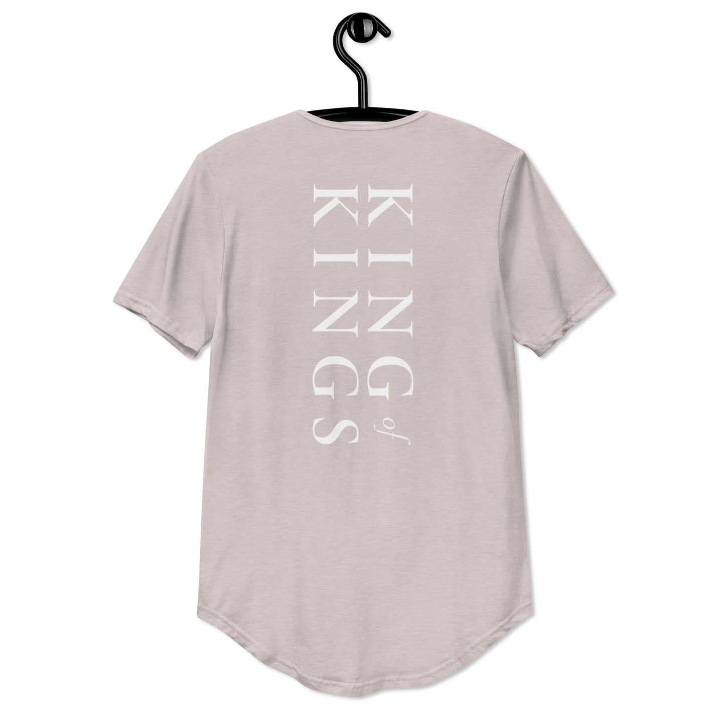 King of Kings Curved Hem T-Shirt V1