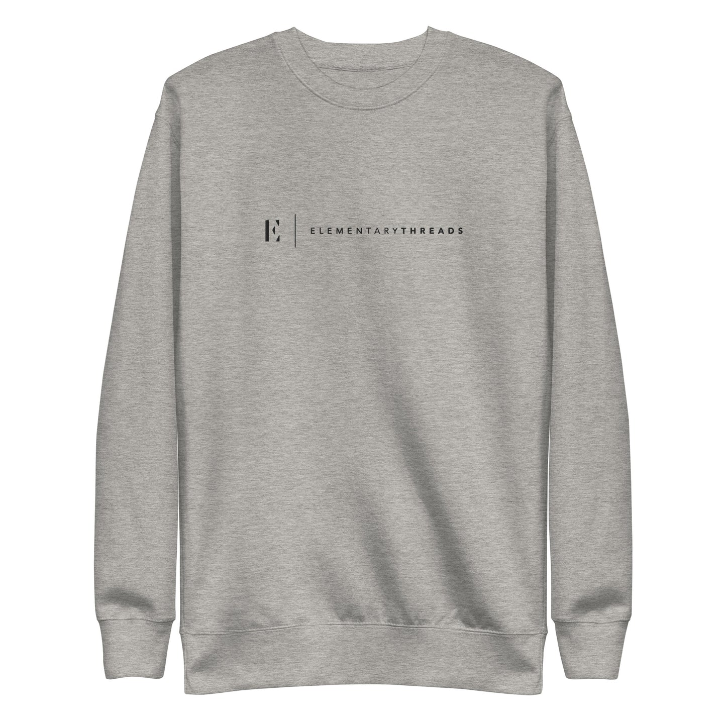 Elementary Threads Premium Black Embroidered Sweatshirt V2