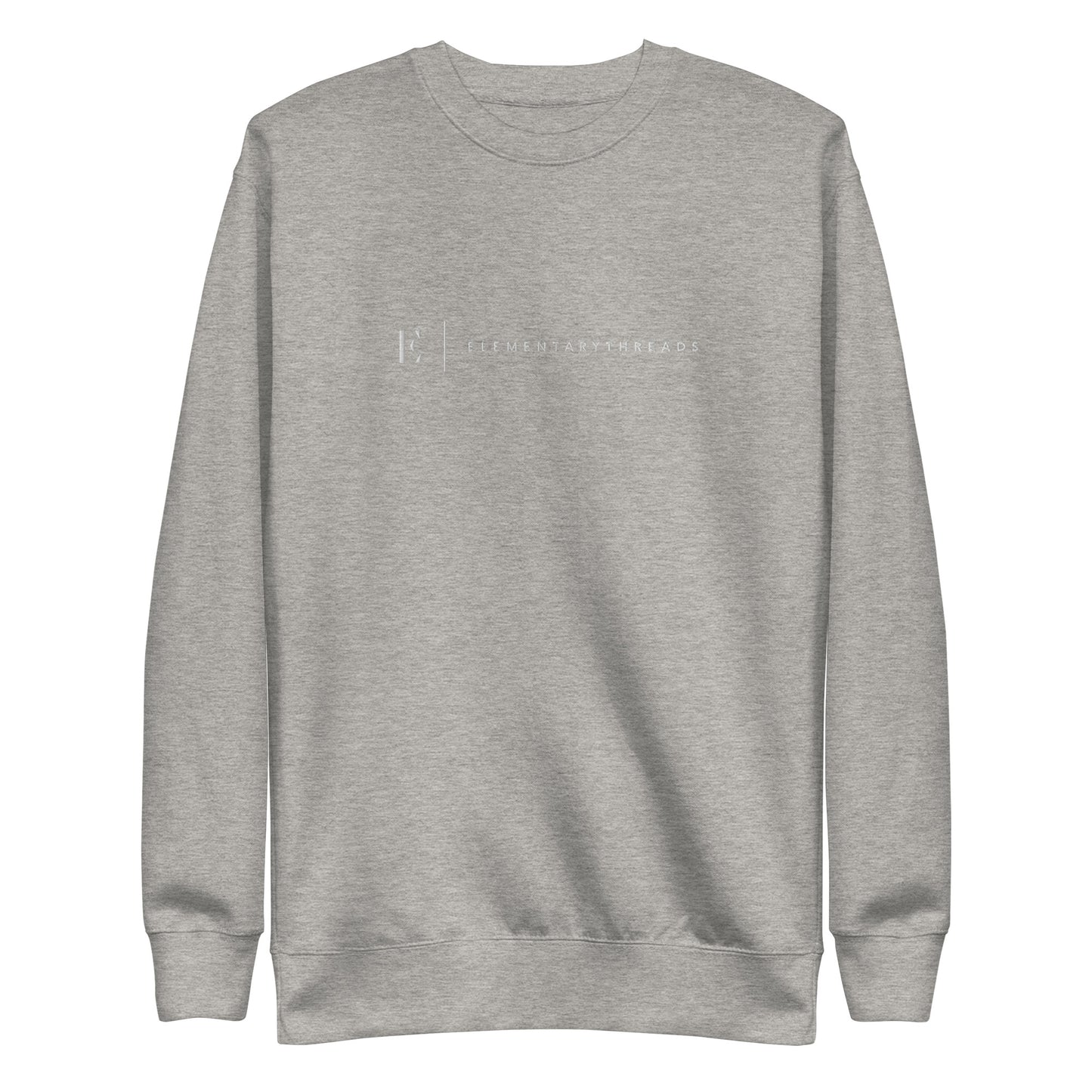 Elementary Threads Premium White Embroidered Sweatshirt V2