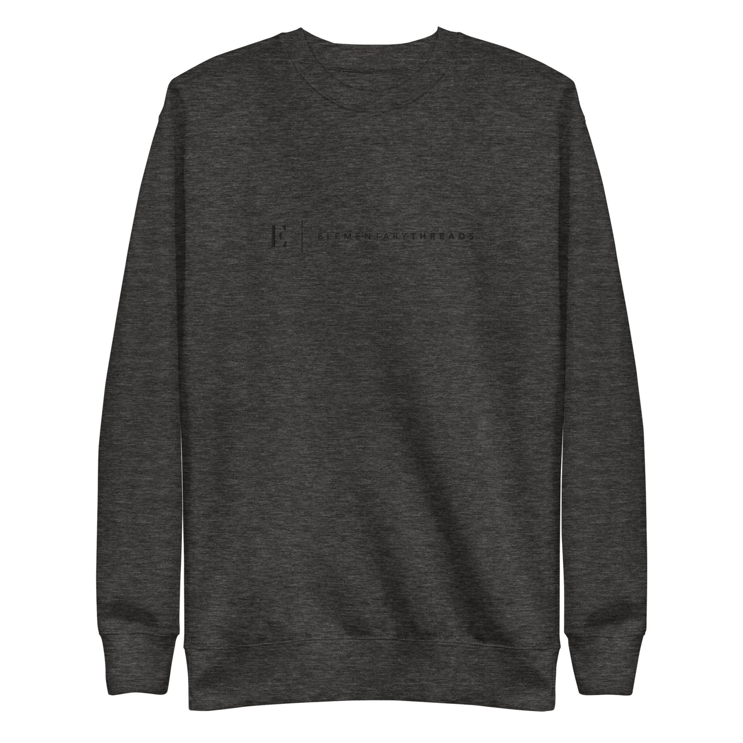 Elementary Threads Premium Black Embroidered Sweatshirt V2