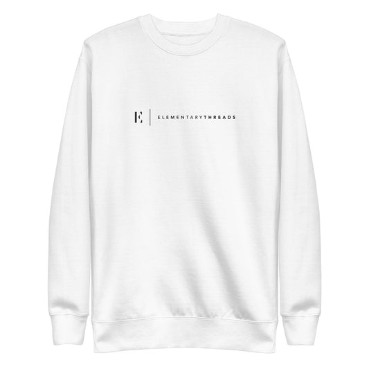 Elementary Threads Premium Black Embroidered Sweatshirt V2