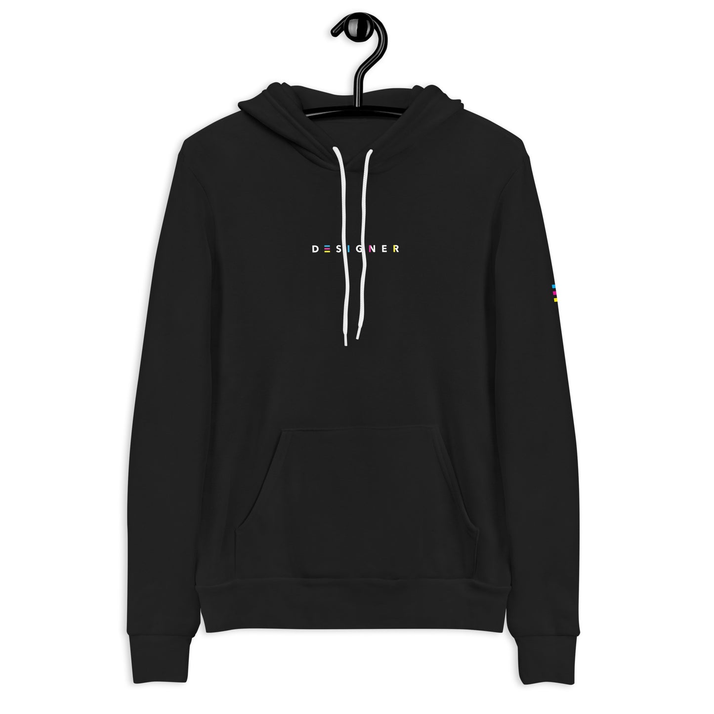 Black Printed Designer Hoodie