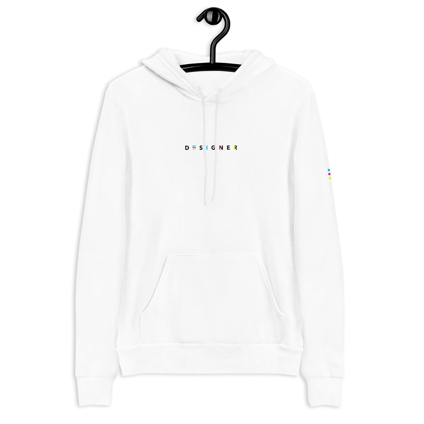 White Printed Designer Hoodie